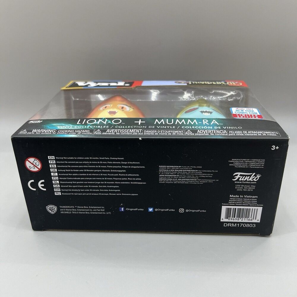 Funko Vynl. Thundercats Classic Lion-O +‎ Mumm-Ra New York Comic Con 2017 LE NEW - Picture 6 of 8